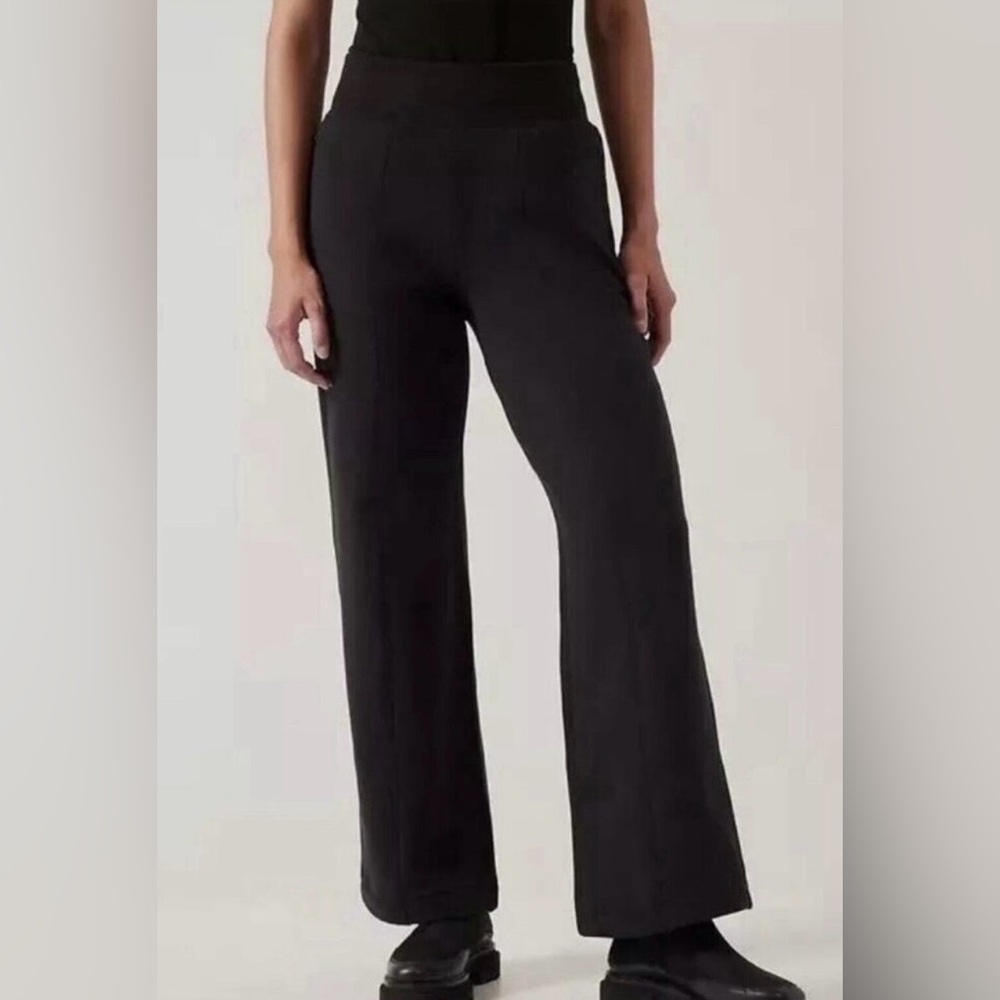 Athleta Delancey Black Pants 3X Pull On Commute Travel Stretch